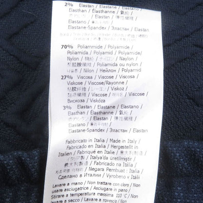 Fendi 2022 Fb0496 FF Logo Zucca Embossed Sweatpants Jogger Pants Navy 48 Made