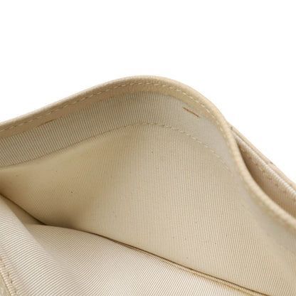 Chanel 255 Bifold Long Wallet Bifold Long Wallet Leather Ivory Silver Hardware