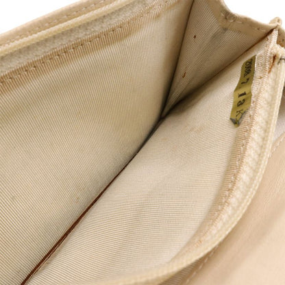 Chanel 255 Bifold Long Wallet Bifold Long Wallet Leather Ivory Silver Hardware