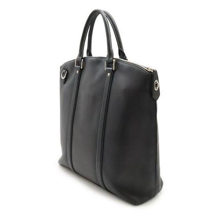 Louis Vuitton Cuir Ombre Cabas Tote Bag 2WAY Handbag Dark Grey Silver Hardware