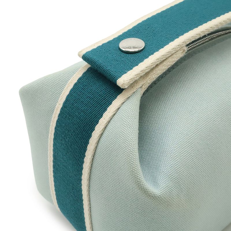 Hermes Brid A Black PM Bath Pouch Cosmetic Pouch Cosmetic Pouch Handbag Canvas