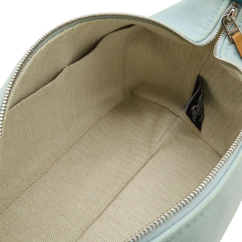 Hermes Brid A Black PM Bath Pouch Cosmetic Pouch Cosmetic Pouch Handbag Canvas