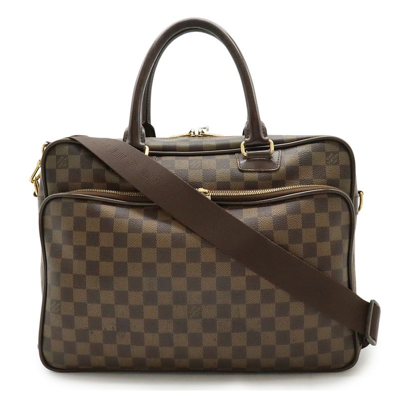 Louis Vuitton Damier Icard Business Bag Briefcase Document Cabasn 2WAY Shoulder