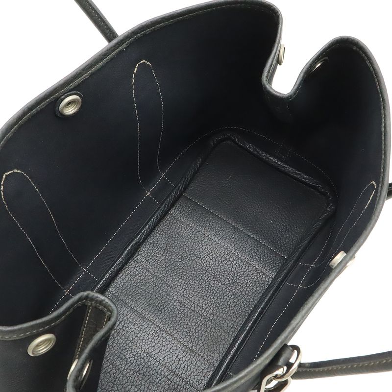 Hermes Garden Party TPM Tote Handbag 2WAY Shoulder Bag Toile Officier Canvas