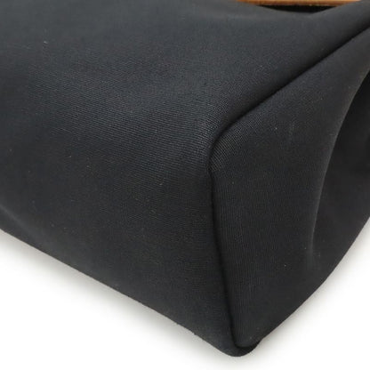 Hermes Herbag PM Handbag 2WAY Shoulder Bag Toile Ashe Toile Offiche Leather