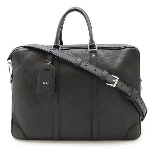 Louis Vuitton Damier Infini Porte Dauman Voyage GM Briefcase 2WAY Shoulder Onyx