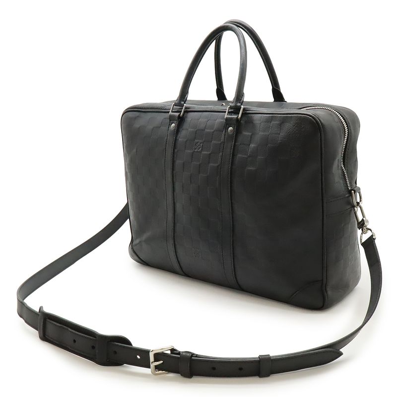 Louis Vuitton Damier Infini Porte Dauman Voyage GM Briefcase 2WAY Shoulder Onyx