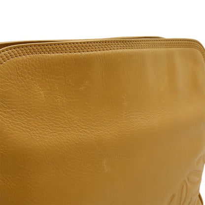 Loewe Anagram Shoulder Bag Crossbody Leather Brown Gold Hardware