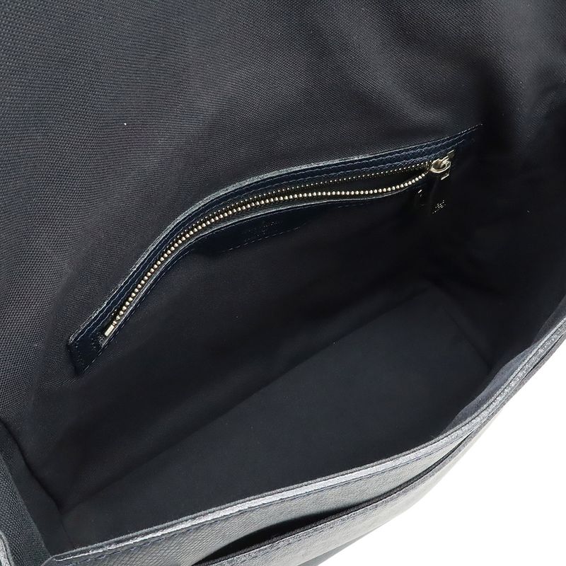 Louis Vuitton Taiga Romain MM Shoulder Bag Messenger Bag Leather Boreal Dark
