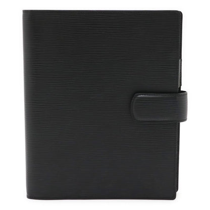 Louis Vuitton Epi Agenda GM Notebook Cabas 6-hole System Organizer Leather Noir
