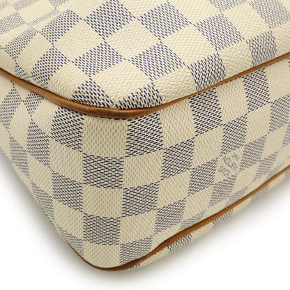 Louis Vuitton Damier Azure Siracusa PM Shoulder Bag Crossbody With Initials