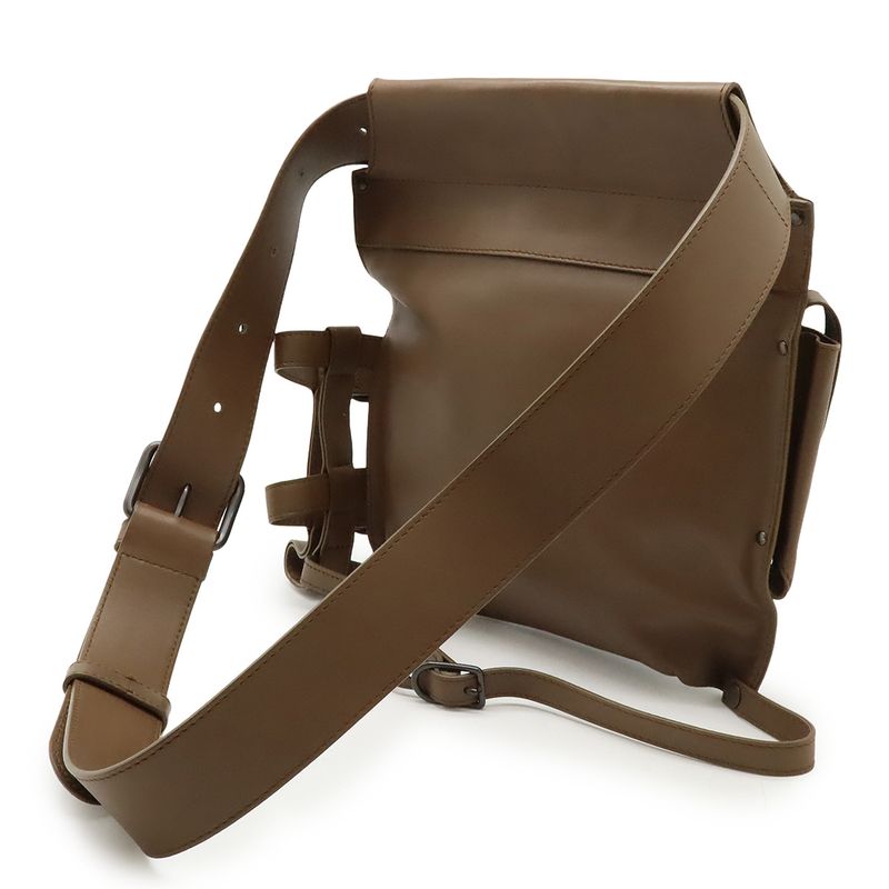 Bottega Veneta Veneta Intrecciato Waist Bag Body Bag Leather Brown 121604