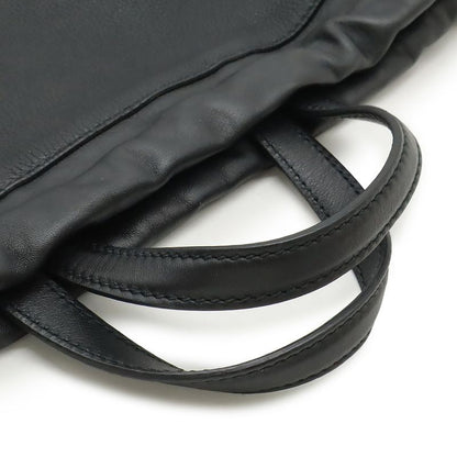 Gucci Print Coco Capitan Drawstring Backpack Sac 2WAY Tote Leather Black 494053