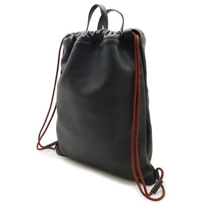 Gucci Print Coco Capitan Drawstring Backpack Sac 2WAY Tote Leather Black 494053