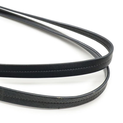 Prada Tote Shoulder Bag Shoulder Tote Shoulder Nylon Leather NERO Black Gold