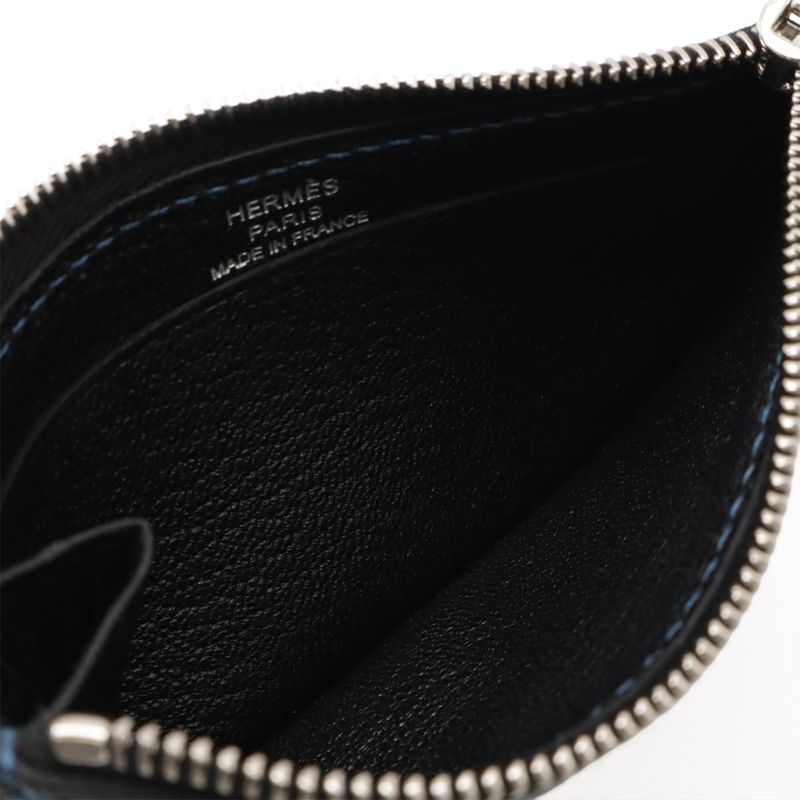 Hermes Crocodile Compact Card Case Coin Case Coin Purse Coin Purse Chèvre Mizor