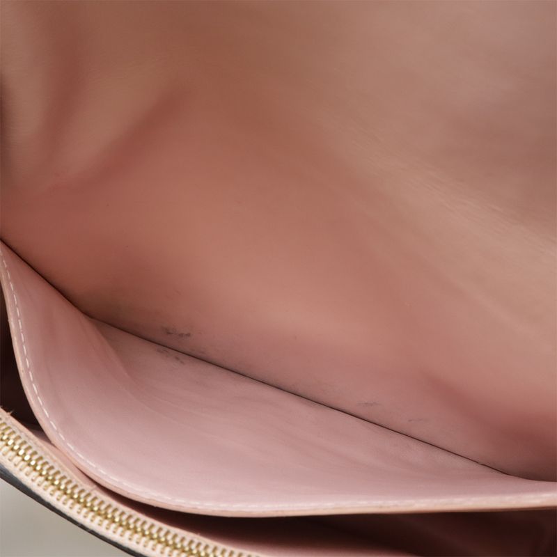 Louis Vuitton Monogram Portefeuille Fleur Chain Shoulder Bag 2WAY Clutch Bag