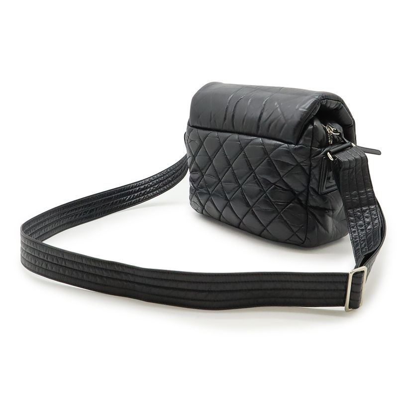 Chanel Coco Cocoon Matelasse Small Messenger Shoulder Bag Crossbody Leather