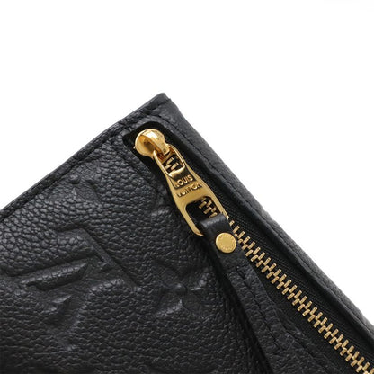 Louis Vuitton Monogram Empreinte Pochette Cles Coin Case Coin Purse Noir Black
