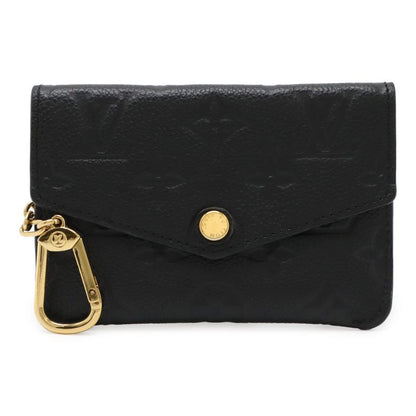Louis Vuitton Monogram Empreinte Pochette Cles Coin Case Coin Purse Noir Black