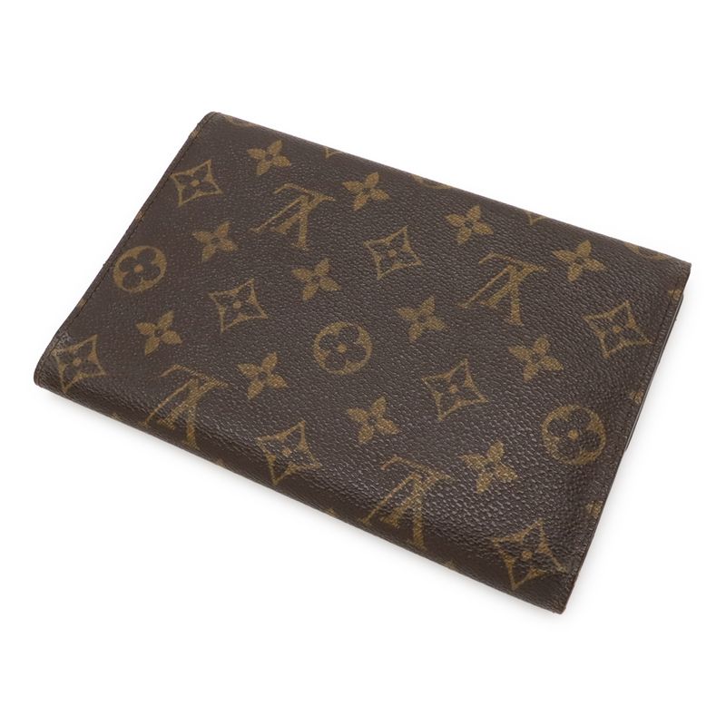 Louis Vuitton Monogram Pochette Passepol Trifold Long Wallet Trifold Long