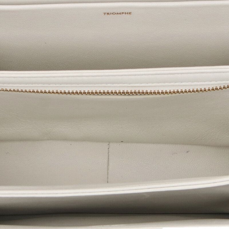 Celine Teen Triomphe Shiny Calfskin Shoulder Bag Women