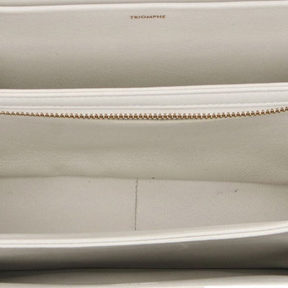 Celine Teen Triomphe Shiny Calfskin Shoulder Bag Women