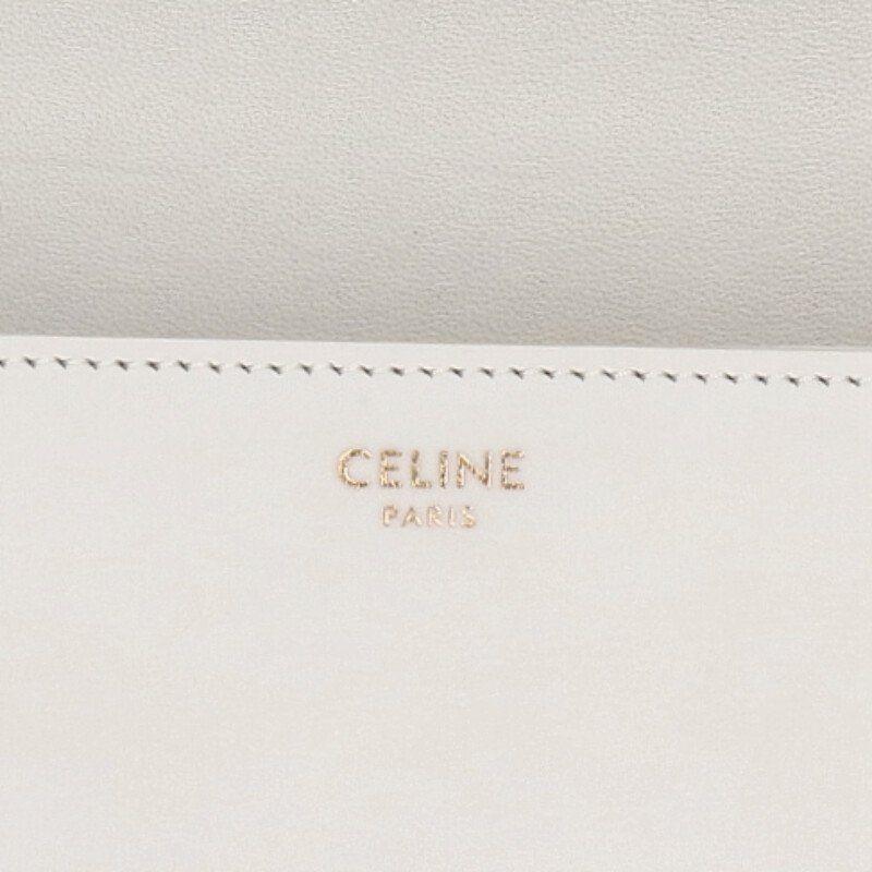 Celine Teen Triomphe Shiny Calfskin Shoulder Bag Women