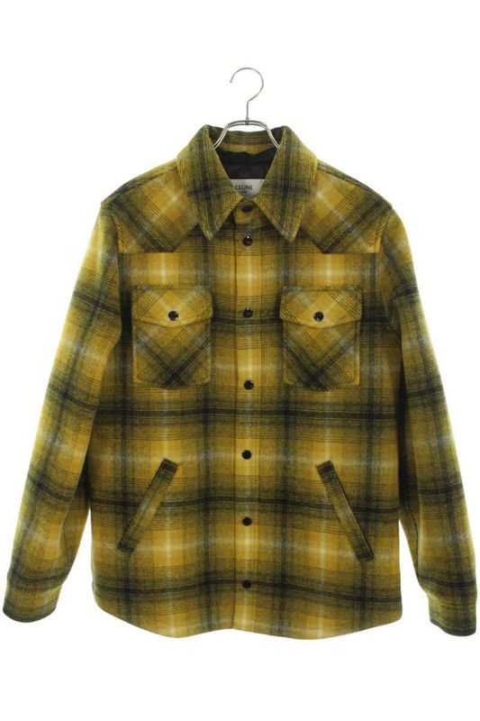 Celine 2w410322s Check Quilted Blouson Men's 44