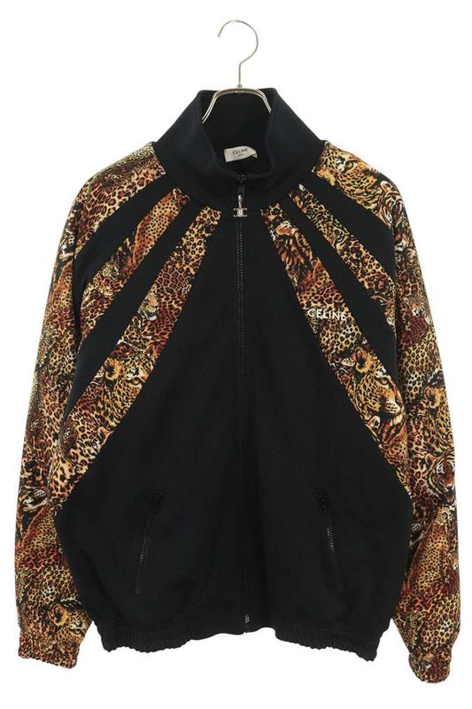 Celine 2y949435s Zip-up Leopard Blouson Men's S