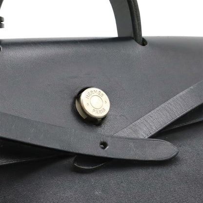 Hermes Herbag A Dos PM Backpack Sac Backpack 2WAY Handbag Toile Officier Leather