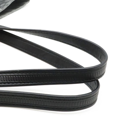 Bottega Veneta Intreccio Illusion Tote Shoulder Bag Nylon Leather Gray With