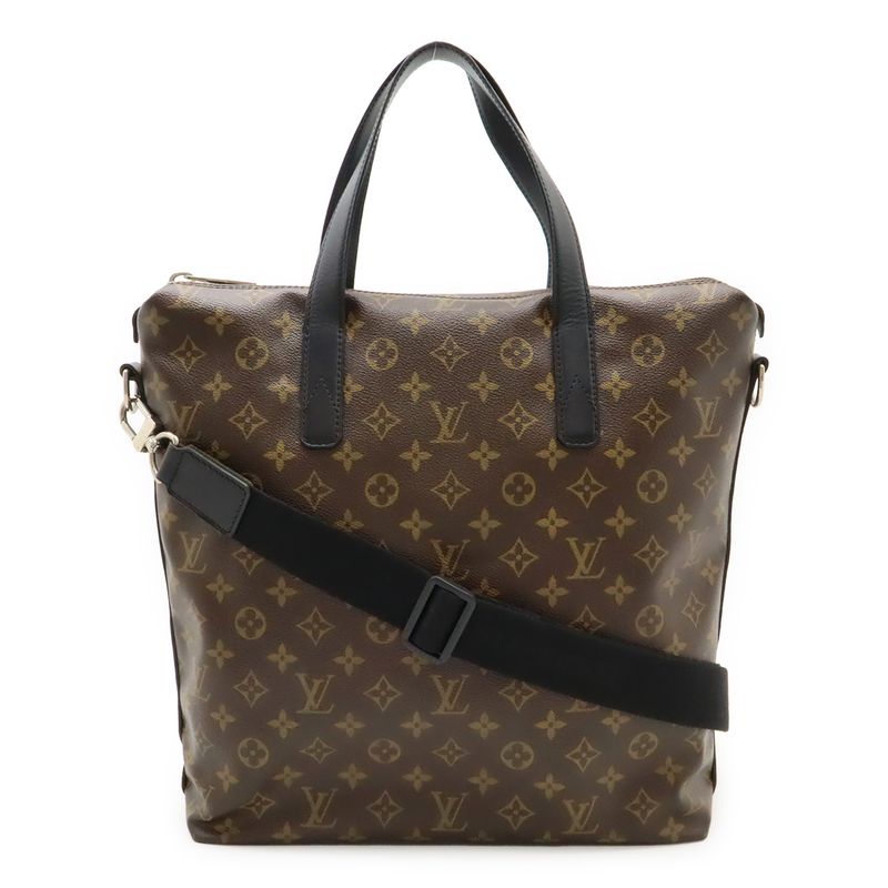 Louis Vuitton Monogram Macassar Kitten Tote Bag 2WAY Shoulder Bag Crossbody