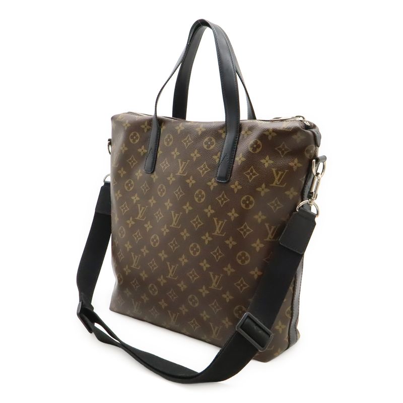 Louis Vuitton Monogram Macassar Kitten Tote Bag 2WAY Shoulder Bag Crossbody