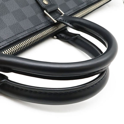 Louis Vuitton Damier Graphite Keepall Bandoliere 55 Boston Bag Travel Cabasn