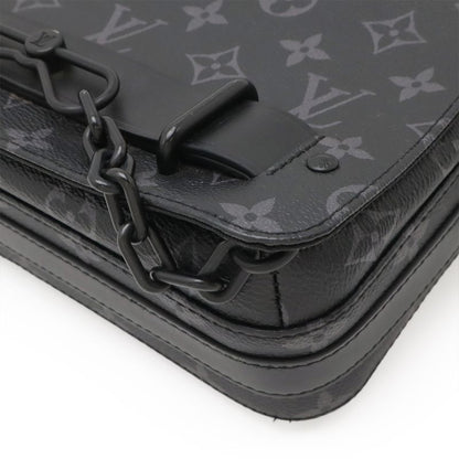 Louis Vuitton Monogram Eclipse Steamer Messenger Shoulder Bag Crossbody 2WAY