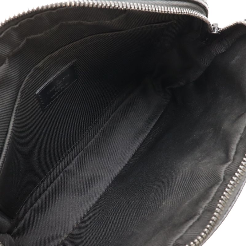 Louis Vuitton Monogram Eclipse Steamer Messenger Shoulder Bag Crossbody 2WAY