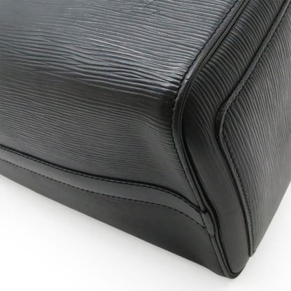 Louis Vuitton Epi Speedy 30 Handbag Mini Boston Bag Leather Noir Black Gold