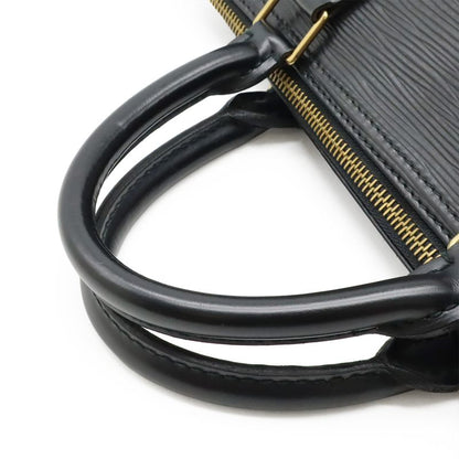 Louis Vuitton Epi Speedy 30 Handbag Mini Boston Bag Leather Noir Black Gold