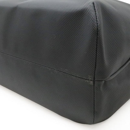 Bottega Veneta Marco Polo Tote Bag Shoulder Bag PVC Leather Black Dark Brown