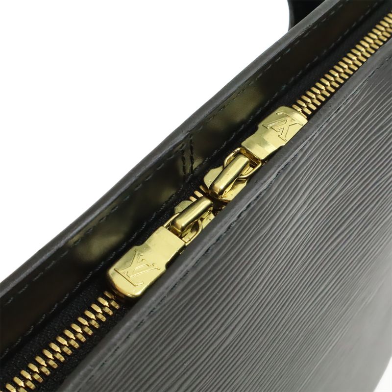 Louis Vuitton Epi Lu Sac Shoulder Bag Tote Bag Shoulder Tote Leather Noir Black