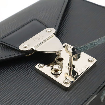 Louis Vuitton Epi Pochette Serie Dragonne Second Bag Noir Black Silver Hardware