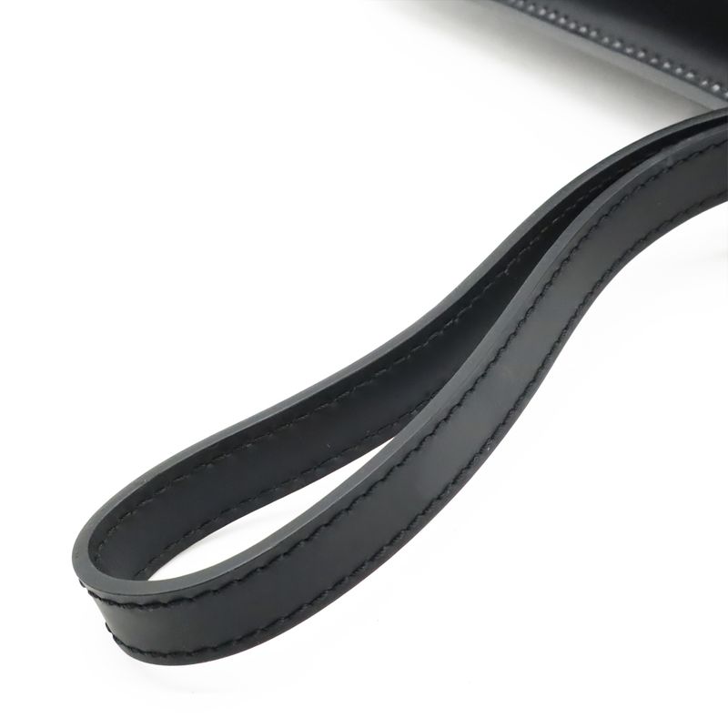 Louis Vuitton Epi Pochette Serie Dragonne Second Bag Noir Black Silver Hardware