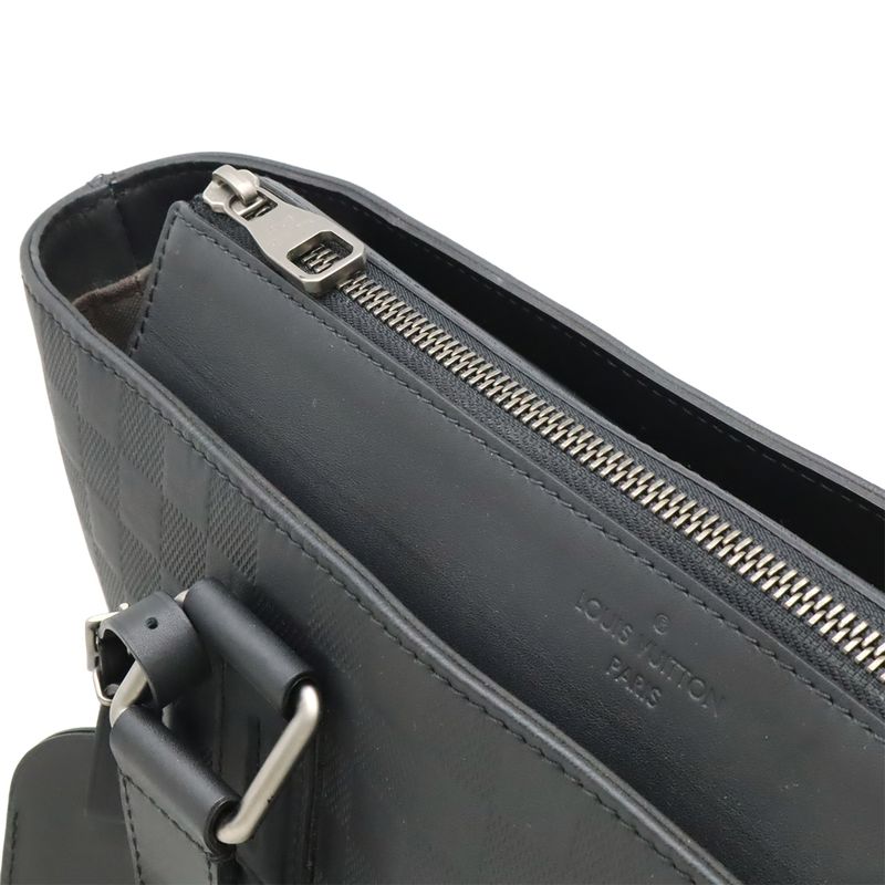 Louis Vuitton Damier Infini Daily Tote Bag Business Bag 2way Shoulder Bag Onyx