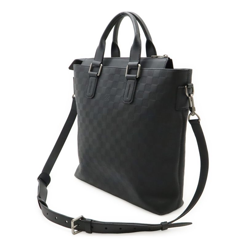 Louis Vuitton Damier Infini Daily Tote Bag Business Bag 2way Shoulder Bag Onyx
