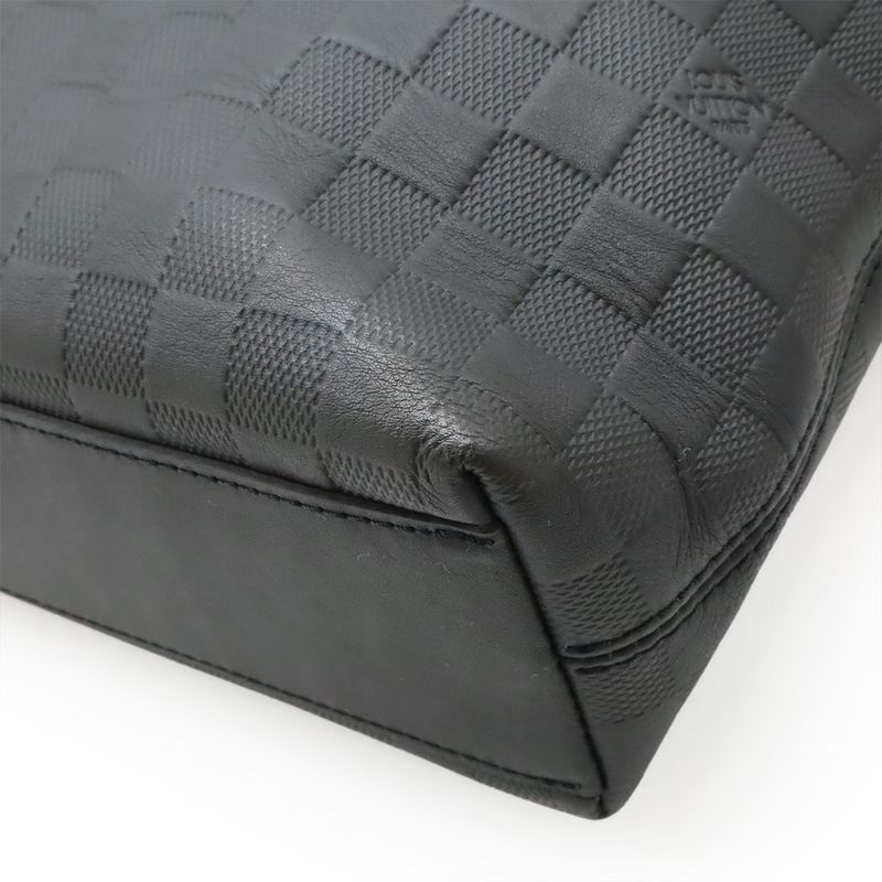 Louis Vuitton Damier Infini Daily Tote Bag Business Bag 2way Shoulder Bag Onyx