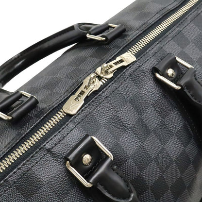 Louis Vuitton Damier Graphite Keepall Bandoliere 45 Boston Bag Travel Bag 2WAY