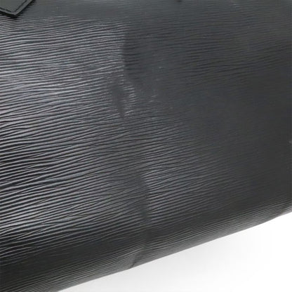 Louis Vuitton Epi Speedy 30 Handbag Mini Boston Bag Leather Noir Black Gold