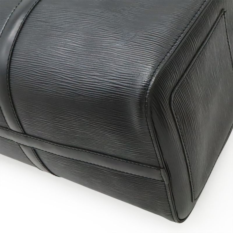 Louis Vuitton Epi Keepall 45 Boston Bag Travel Cabasn Travel Bag Noir Black