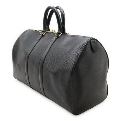 Louis Vuitton Epi Keepall 45 Boston Bag Travel Cabasn Travel Bag Noir Black